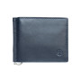 Синий кожаный зажим для денег Tony Perotti Cortina 5000 navy