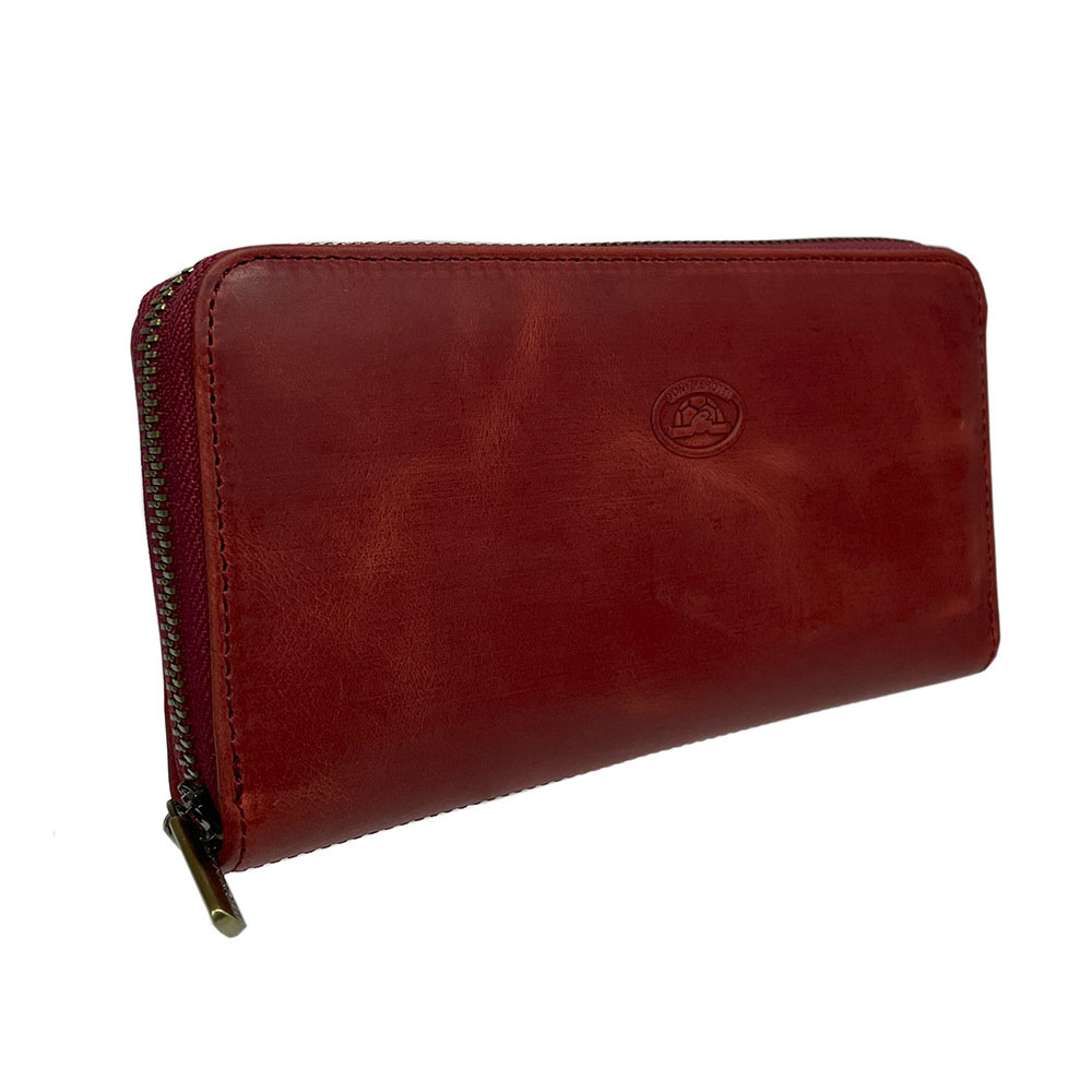 Шкіряне портмоне на блискавці Tony Perotti Arno 2250 rosso
