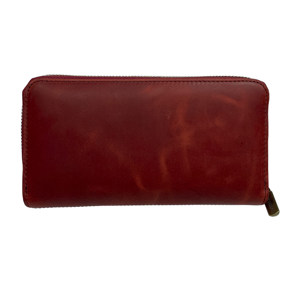 Шкіряне портмоне на блискавці Tony Perotti Arno 2250 rosso