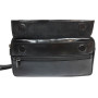 Чёрная кожаная итальянская барсетка Tony Perotti Italico 9405 nero