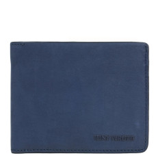 Синий мужской кошелёк из натуральной кожи Tony Perotti Metropolis 3540 navy