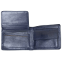 Синий мужской кошелёк из натуральной кожи Tony Perotti Metropolis 3540 navy