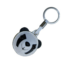 Брелок кожаный Tony Perotti Happy key PANDA 140