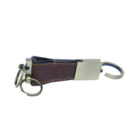 Коньячный кожаный брелок Tony Perotti Italico 2542 cognac