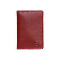 Красная визитница из натуральной кожи Tony Perotti Cortina 5004 rosso