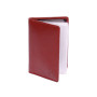 Красная визитница из натуральной кожи Tony Perotti Cortina 5004 rosso