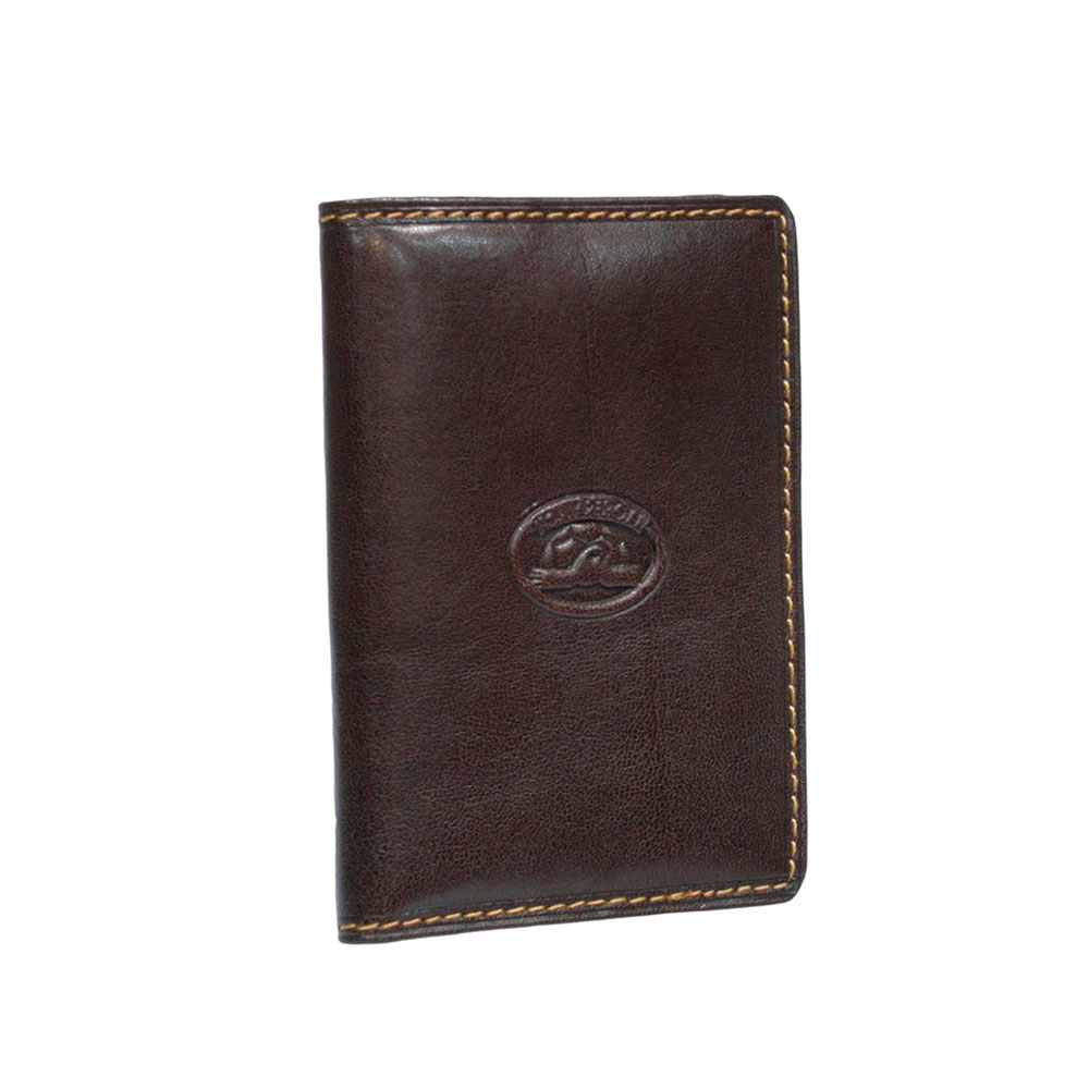 Коричнева візитниця з бичачої шкіри Tony Perotti Italico 1007 moro