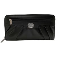 Жіночий шкіряний гаманець чорний Tony Perotti Swarovski 3160 nero