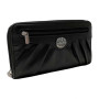 Жіночий шкіряний гаманець чорний Tony Perotti Swarovski 3160 nero