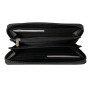 Жіночий шкіряний гаманець чорний Tony Perotti Swarovski 3160 nero