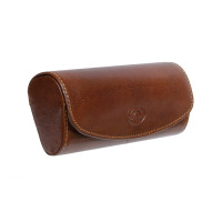 Кожаный футляр для очков Tony Perotti Italico 1290 cognac