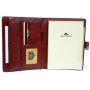 Красный кожаный блокнот Tony Perotti Italico 2590 rosso