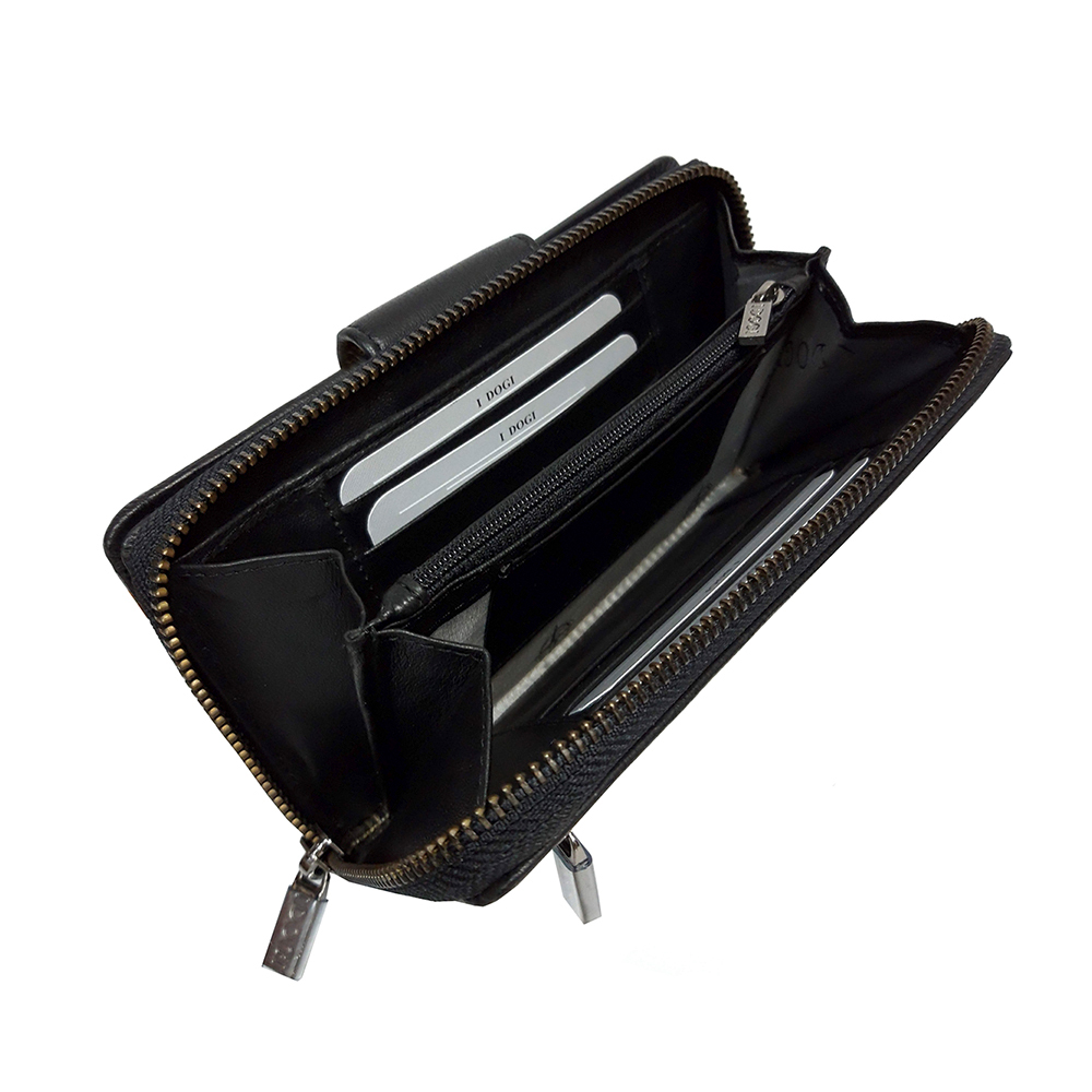 Жіночий шкіряний гаманець Tony Perotti Cortina 5084 nero