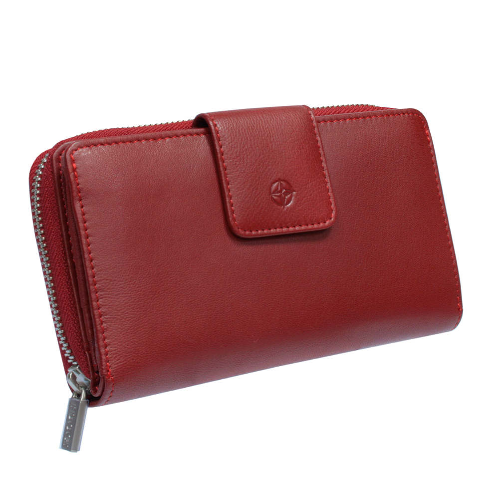 Жіночий шкіряний гаманець Tony Perotti Cortina 5084 rosso