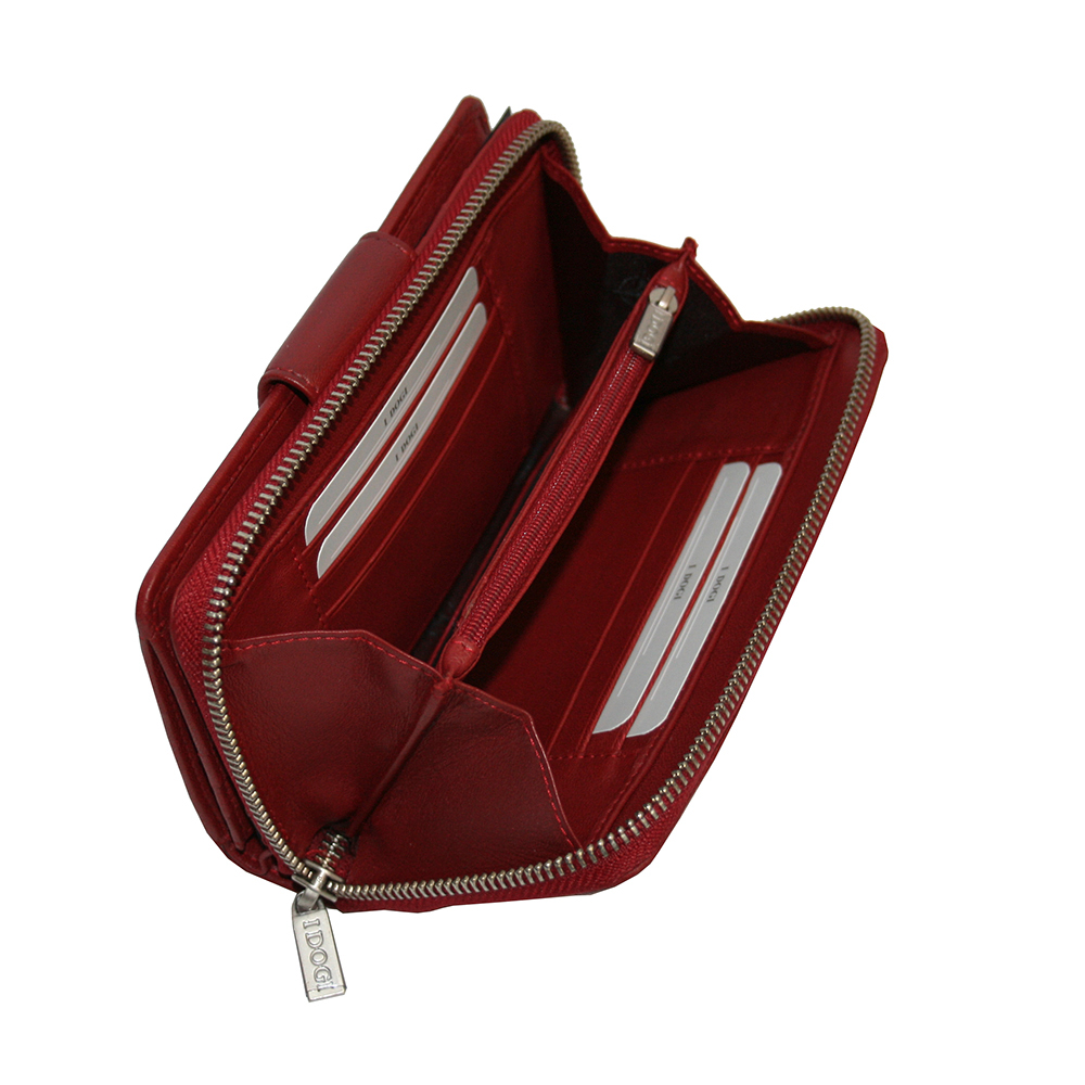 Жіночий шкіряний гаманець Tony Perotti Cortina 5084 rosso