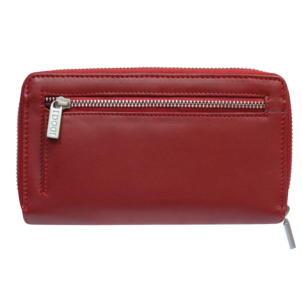 Жіночий шкіряний гаманець Tony Perotti Cortina 5084 rosso