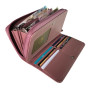 Пудровый женский кошелёк на молнии Италия TONY PEROTTI New Rainbow 1192 rosa antico