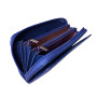 Синий женский кошелёк на молнии Италия TONY PEROTTI New Rainbow 1192 bluette