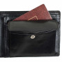 Кожаный подарочный набор из кошелька и брелка Tony Perotti Italico 534+KR133 nero