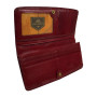 Тонкий женский кошелёк красного цвета Tony Perotti Italico 2701Z rosso