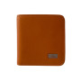 Женский кожаный мини кошелёк оранжевого цвета Tony Perotti Contatto 1858S-D+RFID arancio