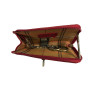 Красная большая ключница из кожи быка Tony Perotti Italico 1941L rosso
