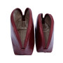 Набор кожаных косметичек Tony Perotti Italico 1583L + 1583M rosso (красный)