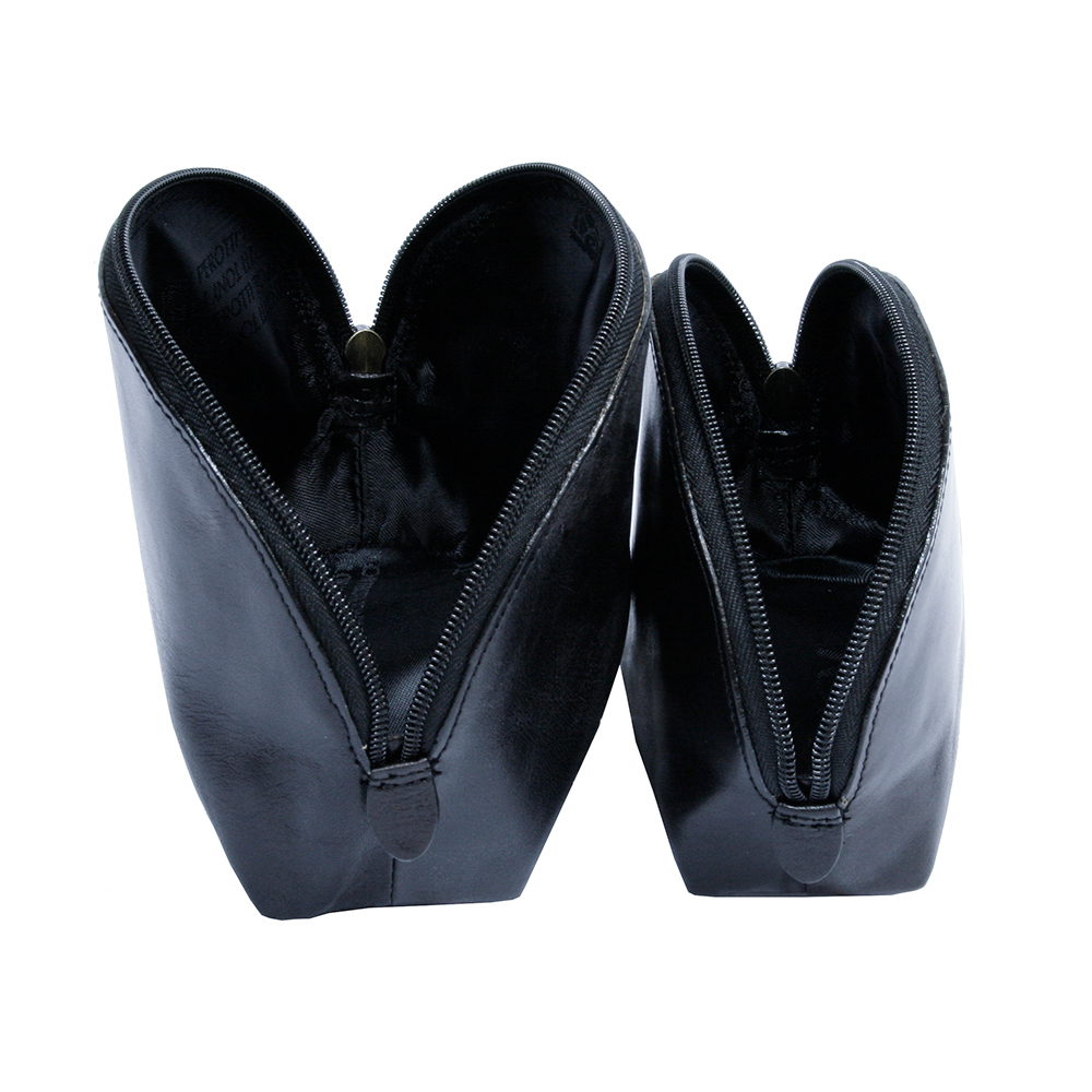 Набор кожаных косметичек Tony Perotti Italico 1583L+1583M nero