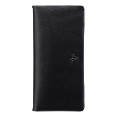 Мягкий женский кожаный кошелёк чёрного цвета Visconti CM70 BLK/RHUMBA