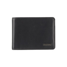 Мужской кошелёк чёрного цвета Visconti FN71 BLK/BL/GRN