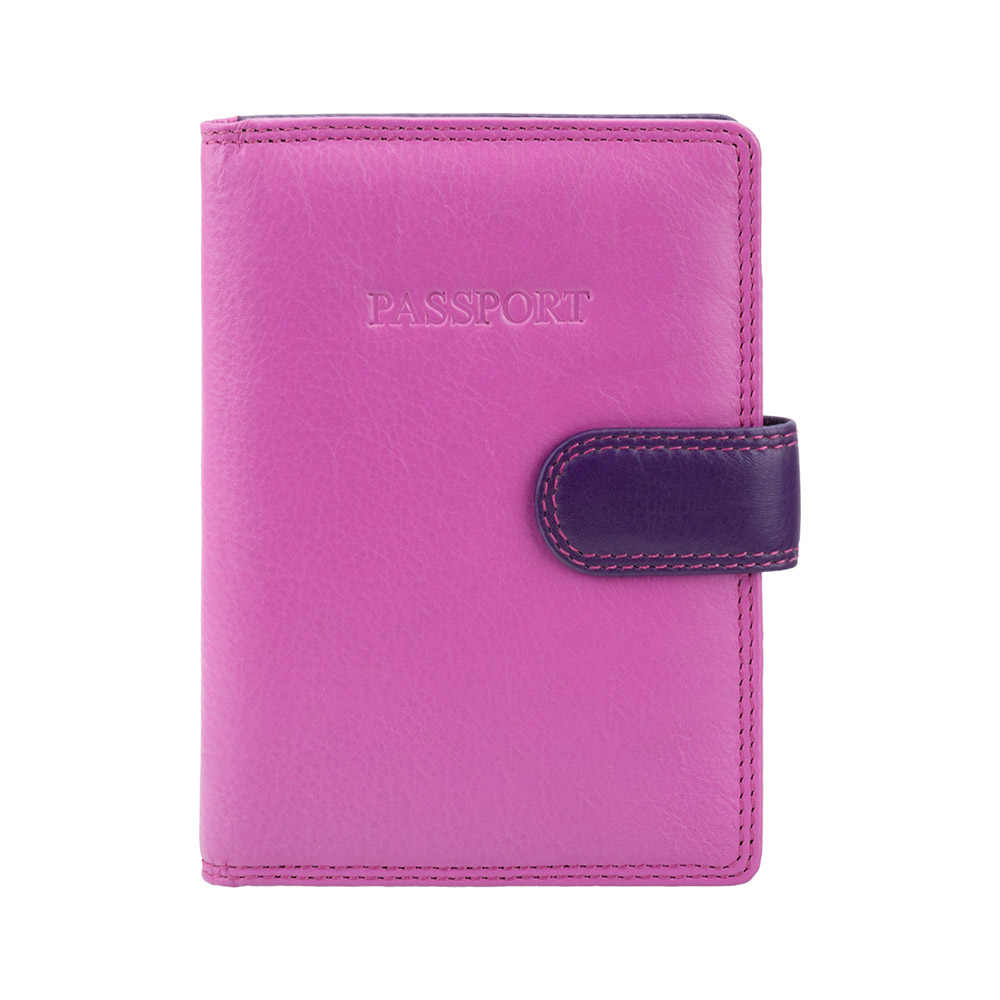 Обложка для паспорта Visconti RB75 BERRY M Sumba (Berry Multi)