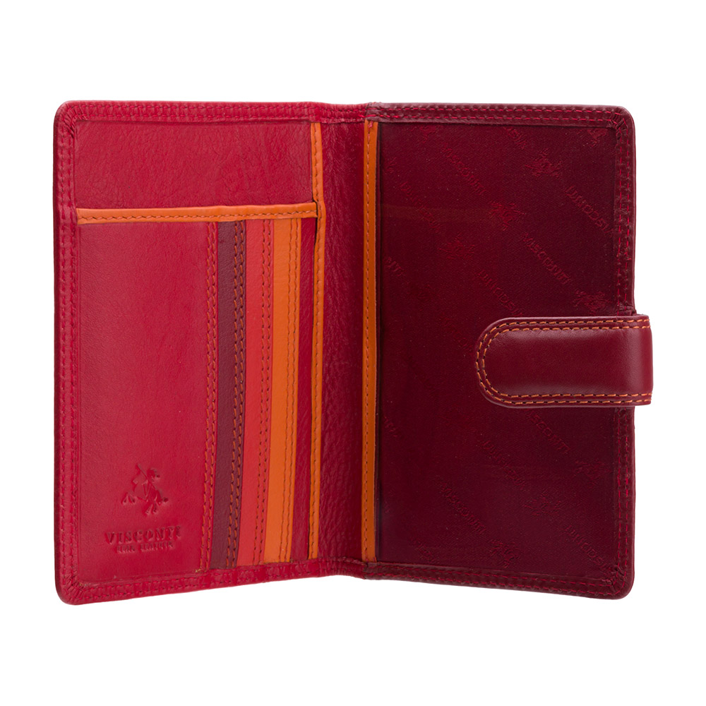 Обложка для паспорта Visconti RB75 RED M Sumba (Red Multi)
