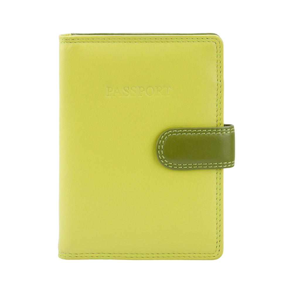 Обложка для паспорта Visconti RB75 LIME M Sumba (Lime Multi)