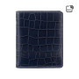 Синий кошелёк из кожи под рептилию Visconti CR93 BLUE Predator c RFID