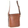 Мужская сумка через плечо - рыжего цвета Visconti S7 TAN Bag A5 Lee (Tan)