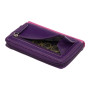 Розовый женский кошелёк из натуральной кожи Visconti RB98 BERRY MULTI Aruba