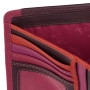 Жіночий шкіряний гаманець Visconti RB97 PLUM MULTI