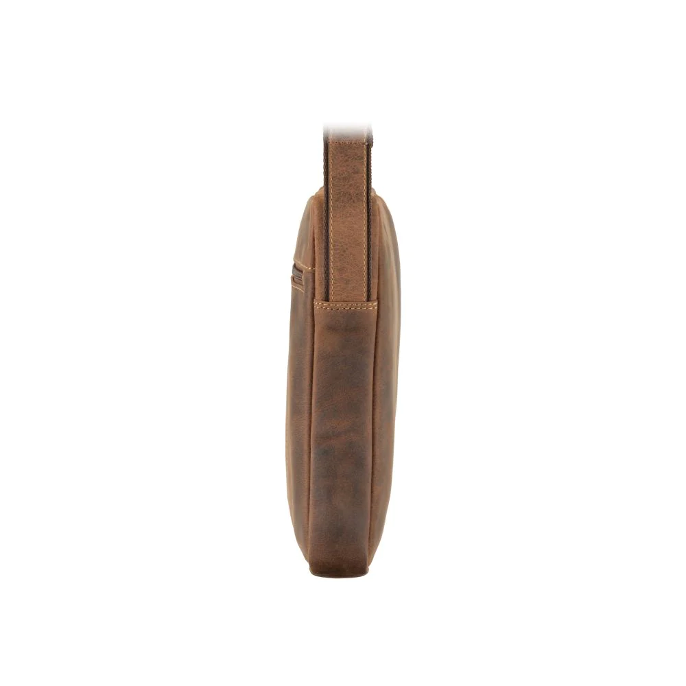Чоловіча шкіряна сумка планшетка Visconti TC69 TAN Watson