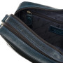 Синя шкіряна сумка через плече Brooklyn Visconti S40 Navy