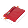 Червона шкіряна ключниця Visconti CP2 RED M
