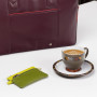 Зелена шкіряна ключниця Visconti CP2 LIME MULTI