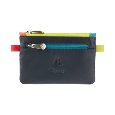 Синя шкіряна ключниця Visconti CP2 NAVY M