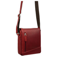 Чоловіча шкіряна сумка Visconti S7 Red Bag A5