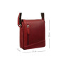 Чоловіча шкіряна сумка Visconti S7 Red Bag A5