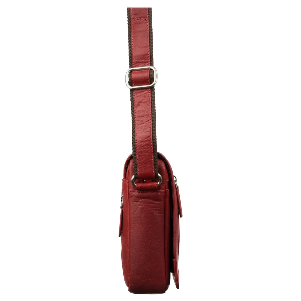 Чоловіча шкіряна сумка Visconti S7 Red Bag A5