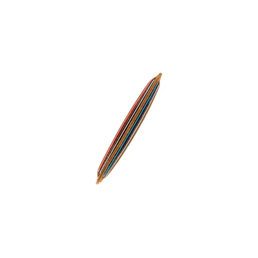 Коричнева кредитниця-картхолдер Reese Visconti VSL66 OIL TAN