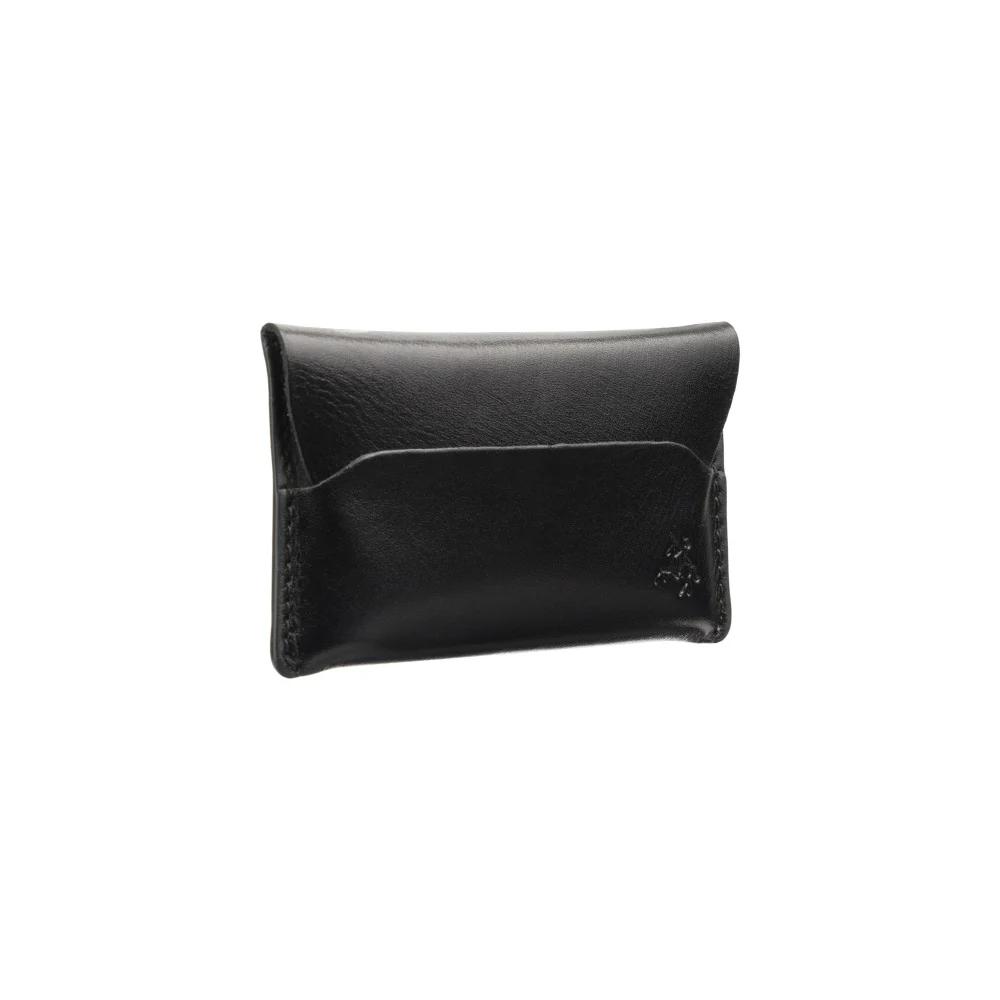 Чорна шкіряна візитниця Visconti RW52 BLK Akira (Black/Monza)