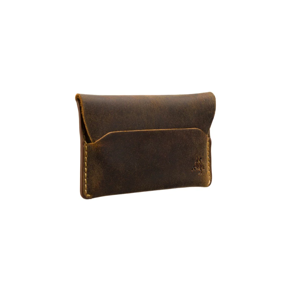 Коричнева шкіряна візитниця Visconti RW52 Akira (Oil Tan)