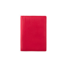 Кожаная визитница красного цвета Visconti TC1 RED