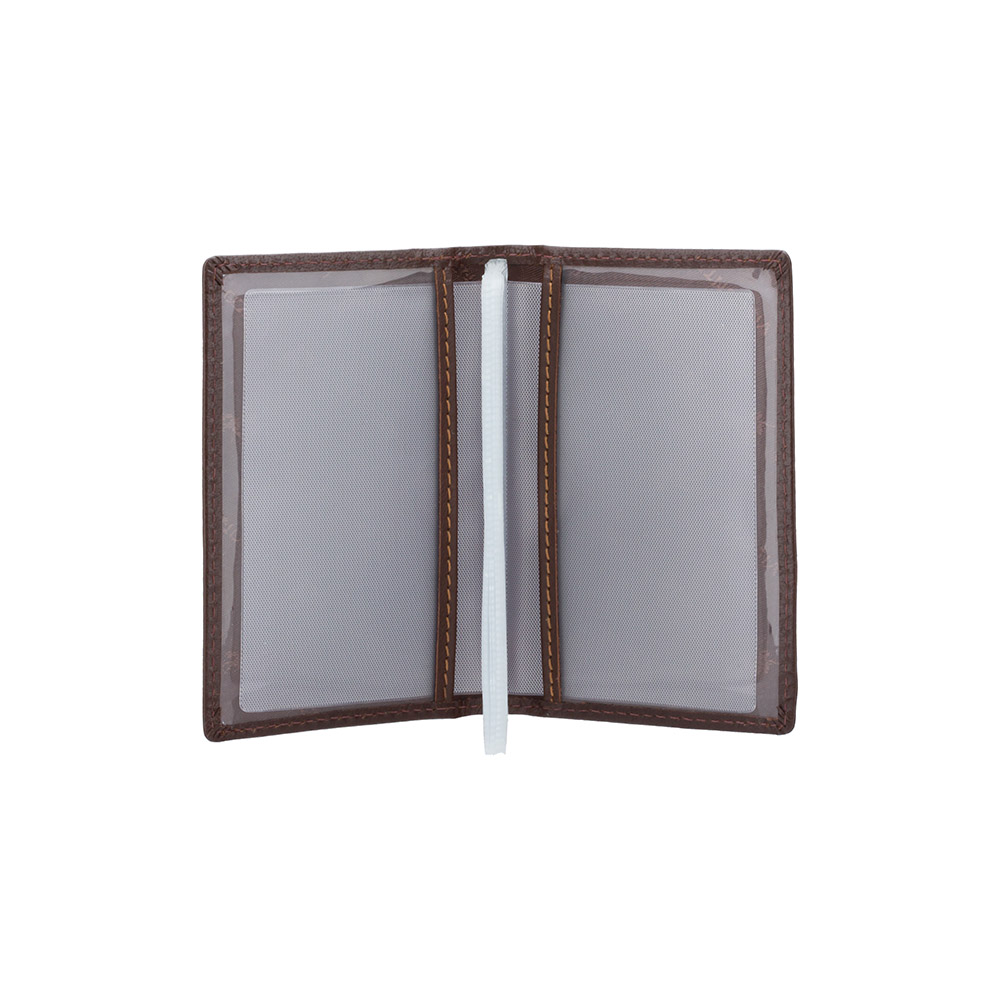 Кожаная визитница коричневого цвета Visconti TC1 BRN